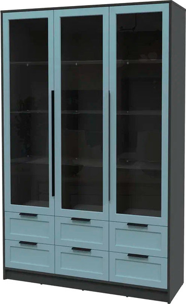 Шкаф с витриной Интерлиния Концепт Тренд КТ-ШВ3 - фото