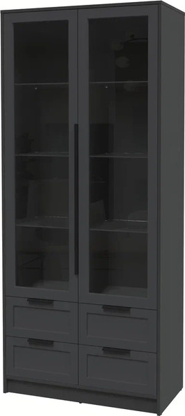 Шкаф с витриной Интерлиния Концепт Тренд КТ-ШВ2 - фото