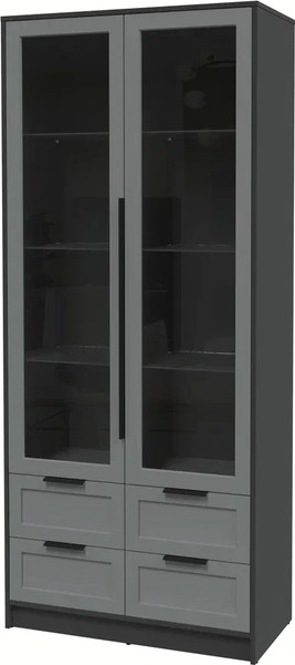 Шкаф с витриной Интерлиния Концепт Тренд КТ-ШВ2 - фото