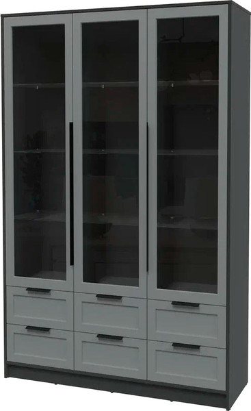 Шкаф с витриной Интерлиния Концепт Тренд КТ-ШВ3 - фото
