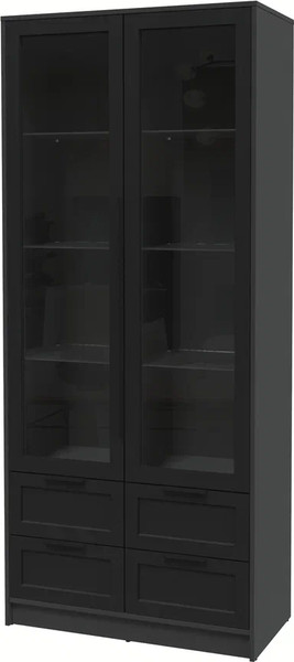 Шкаф с витриной Интерлиния Концепт Тренд КТ-ШВ2 - фото