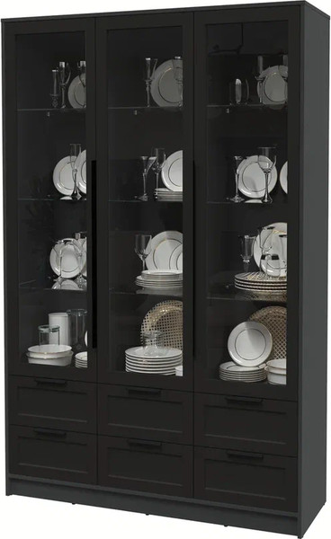 Шкаф с витриной Интерлиния Концепт Тренд КТ-ШВ3