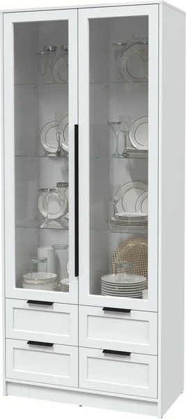 Шкаф с витриной Интерлиния Концепт Тренд КТ-ШВ2