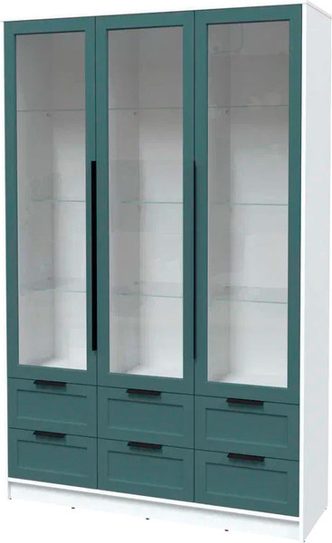 Шкаф с витриной Интерлиния Концепт Тренд КТ-ШВ3 - фото