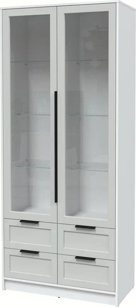 Шкаф с витриной Интерлиния Концепт Тренд КТ-ШВ2 - фото