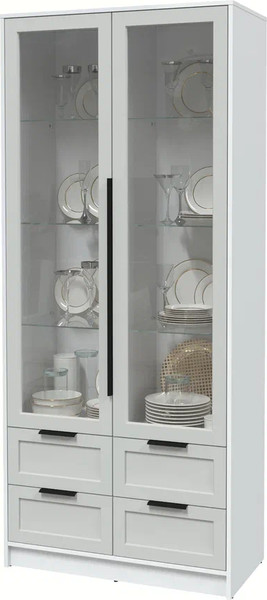 Шкаф с витриной Интерлиния Концепт Тренд КТ-ШВ2