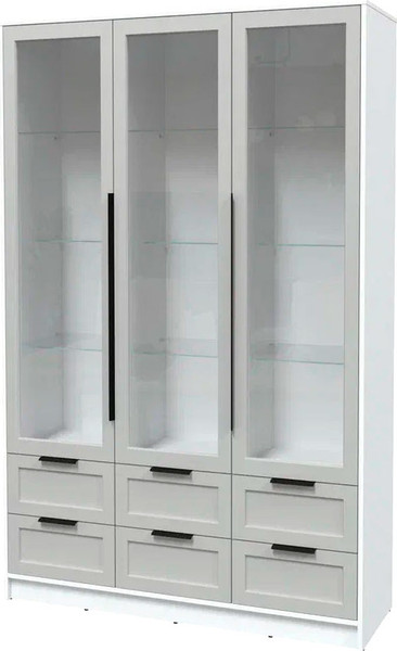 Шкаф с витриной Интерлиния Концепт Тренд КТ-ШВ3 - фото