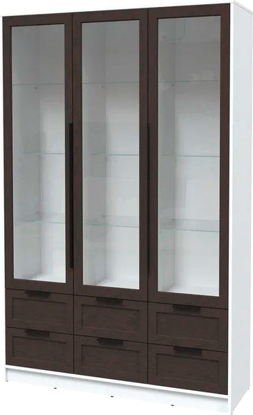 Шкаф с витриной Интерлиния Концепт Тренд КТ-ШВ3 - фото