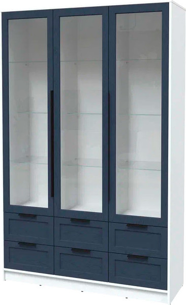Шкаф с витриной Интерлиния Концепт Тренд КТ-ШВ3 - фото