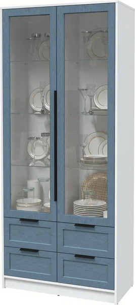 Шкаф с витриной Интерлиния Концепт Тренд КТ-ШВ2