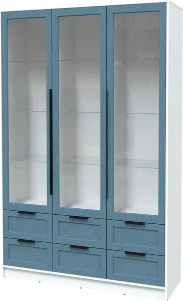 Шкаф с витриной Интерлиния Концепт Тренд КТ-ШВ3 - фото