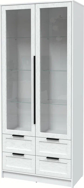 Шкаф с витриной Интерлиния Концепт Тренд КТ-ШВ2 - фото