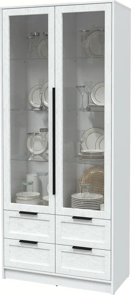 Шкаф с витриной Интерлиния Концепт Тренд КТ-ШВ2