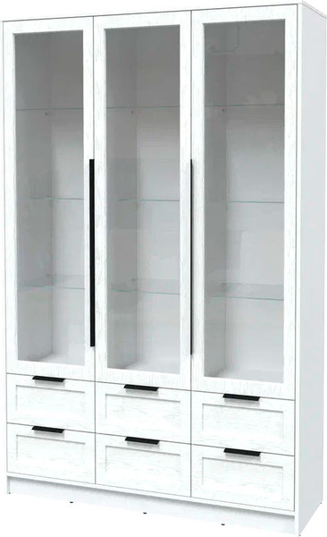 Шкаф с витриной Интерлиния Концепт Тренд КТ-ШВ3 - фото