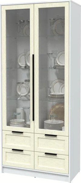 Шкаф с витриной Интерлиния Концепт Тренд КТ-ШВ2