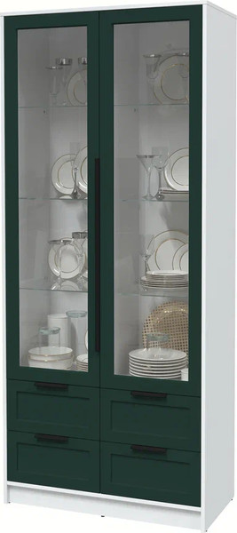 Шкаф с витриной Интерлиния Концепт Тренд КТ-ШВ2