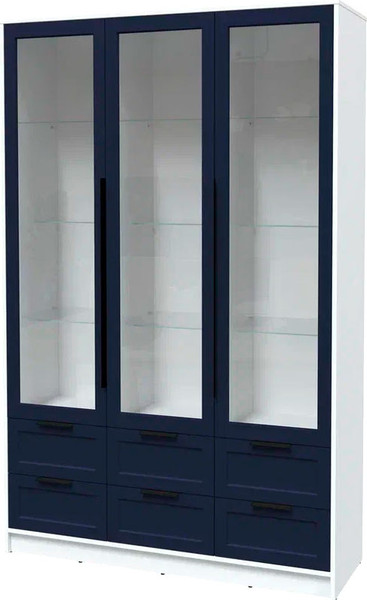 Шкаф с витриной Интерлиния Концепт Тренд КТ-ШВ3 - фото