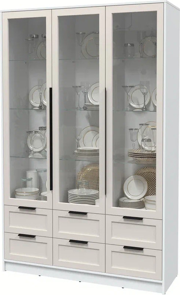 Шкаф с витриной Интерлиния Концепт Тренд КТ-ШВ3