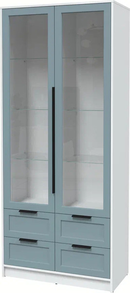 Шкаф с витриной Интерлиния Концепт Тренд КТ-ШВ2 - фото