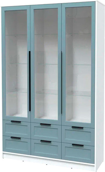 Шкаф с витриной Интерлиния Концепт Тренд КТ-ШВ3 - фото