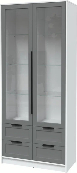 Шкаф с витриной Интерлиния Концепт Тренд КТ-ШВ2 - фото