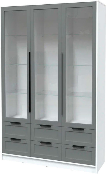 Шкаф с витриной Интерлиния Концепт Тренд КТ-ШВ3 - фото