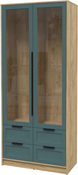 Шкаф с витриной Интерлиния Концепт Тренд КТ-ШВ2 - фото