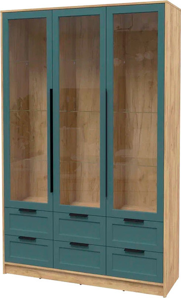 Шкаф с витриной Интерлиния Концепт Тренд КТ-ШВ3 - фото