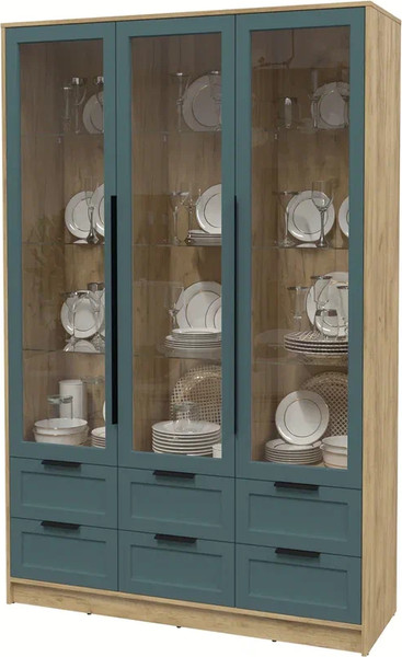 Шкаф с витриной Интерлиния Концепт Тренд КТ-ШВ3