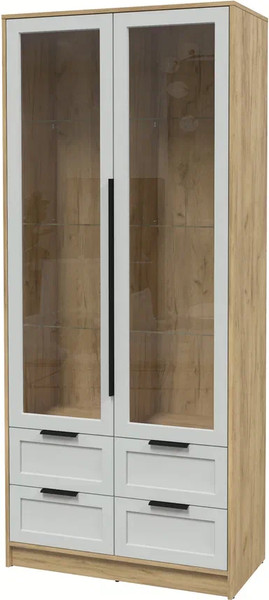 Шкаф с витриной Интерлиния Концепт Тренд КТ-ШВ2 - фото