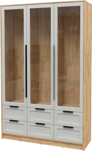 Шкаф с витриной Интерлиния Концепт Тренд КТ-ШВ3 - фото