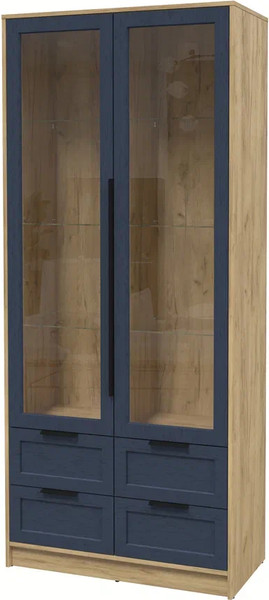 Шкаф с витриной Интерлиния Концепт Тренд КТ-ШВ2 - фото