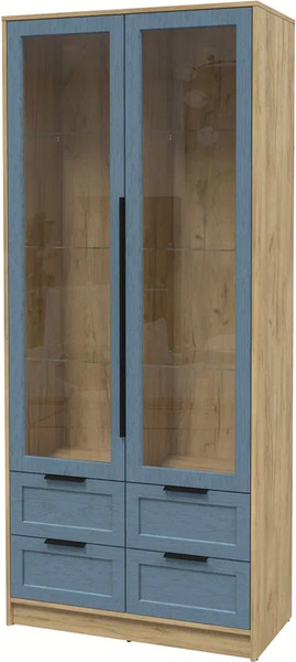 Шкаф с витриной Интерлиния Концепт Тренд КТ-ШВ2 - фото