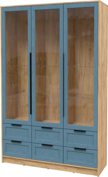 Шкаф с витриной Интерлиния Концепт Тренд КТ-ШВ3 - фото