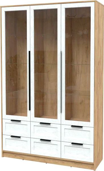 Шкаф с витриной Интерлиния Концепт Тренд КТ-ШВ3 - фото