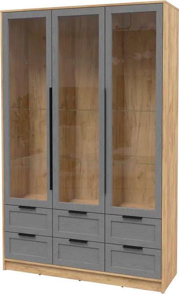 Шкаф с витриной Интерлиния Концепт Тренд КТ-ШВ3 - фото