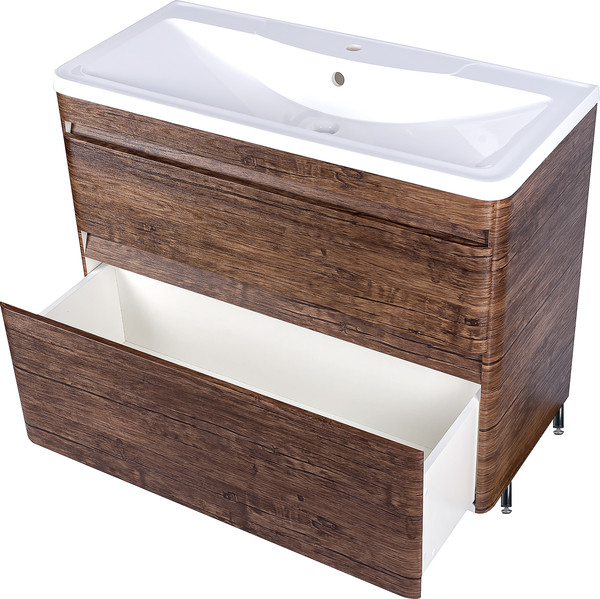 Тумба с умывальником Symbolite Атлантика 100 Люкс Plus + Атлантика 100