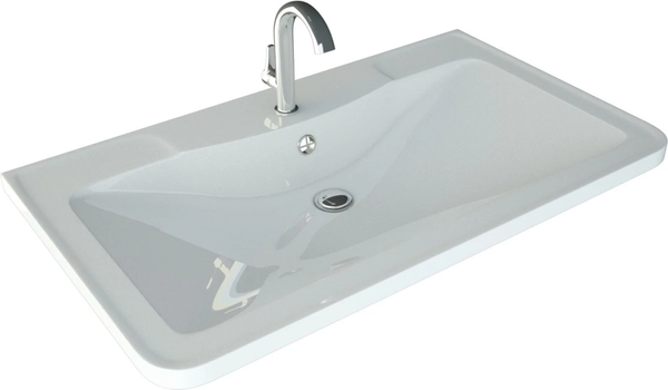 Тумба с умывальником Symbolite Атлантика 100 Люкс Plus + Атлантика 100