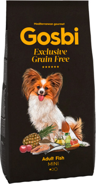 Сухой корм для собак Gosbi Exclusive Grain Free Adult Fish Mini - фото