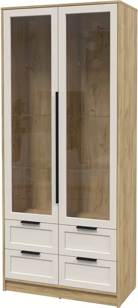 Шкаф с витриной Интерлиния Концепт Тренд КТ-ШВ2 - фото