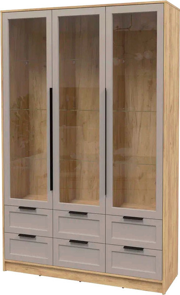 Шкаф с витриной Интерлиния Концепт Тренд КТ-ШВ3 - фото