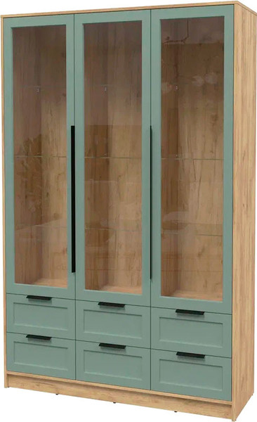 Шкаф с витриной Интерлиния Концепт Тренд КТ-ШВ3 - фото