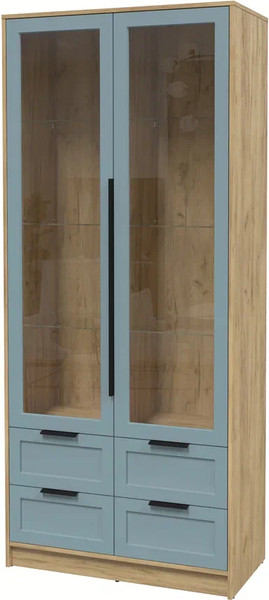 Шкаф с витриной Интерлиния Концепт Тренд КТ-ШВ2 - фото