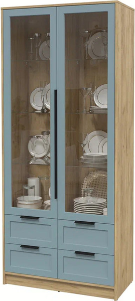 Шкаф с витриной Интерлиния Концепт Тренд КТ-ШВ2