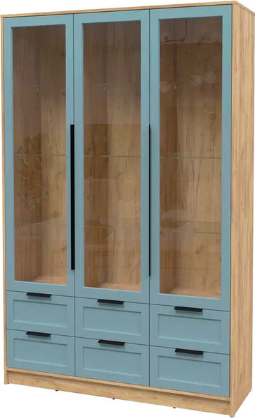 Шкаф с витриной Интерлиния Концепт Тренд КТ-ШВ3 - фото