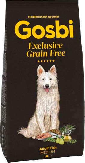 Сухой корм для собак Gosbi Grain Free Adult Fish Medium - фото