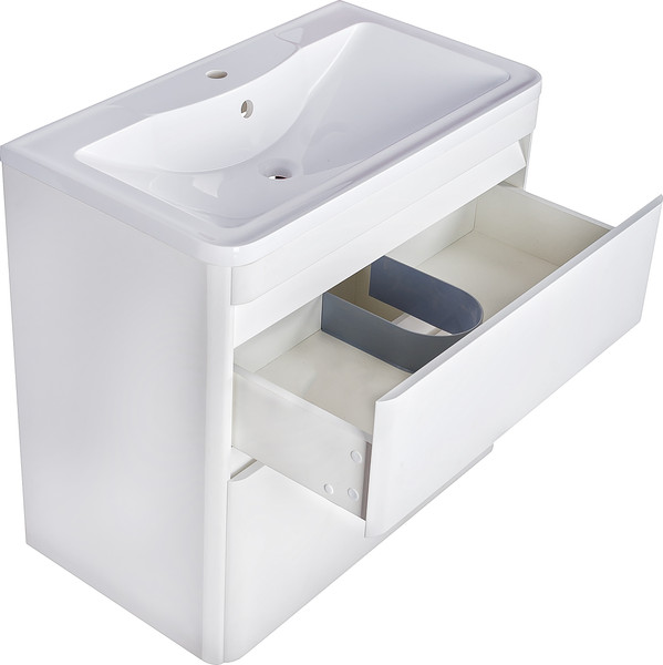 Тумба с умывальником Symbolite Атлантика 80 Люкс Plus + Атлантика 80