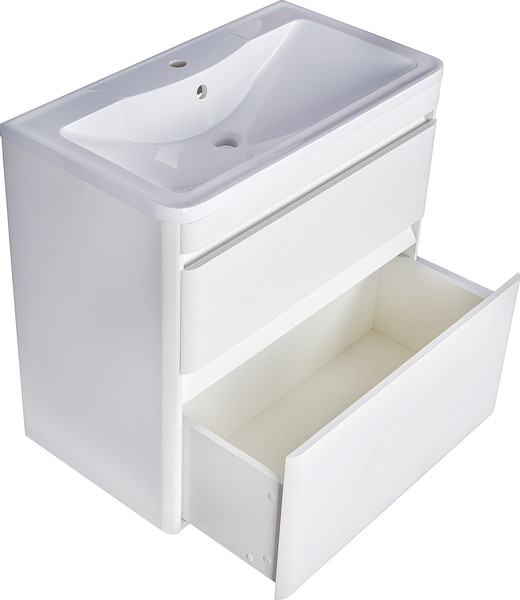 Тумба с умывальником Symbolite Атлантика 80 Люкс Plus + Атлантика 80