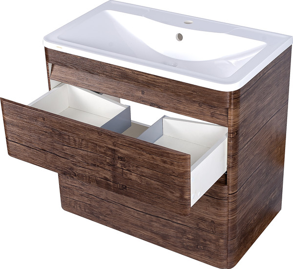 Тумба с умывальником Symbolite Атлантика 80 Люкс Plus + Атлантика 80