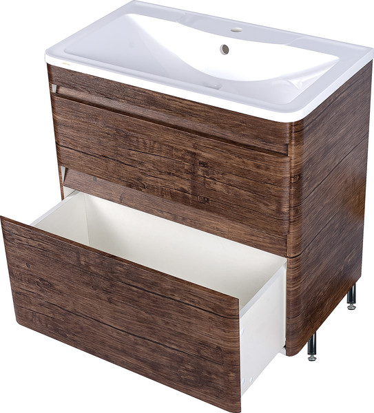 Тумба с умывальником Symbolite Атлантика 80 Люкс Plus + Атлантика 80